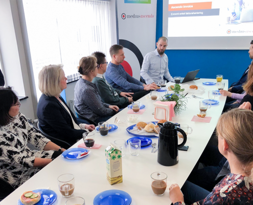 Frukostmöte tillsammans med Medius Ascendo om digital fakturahantering.