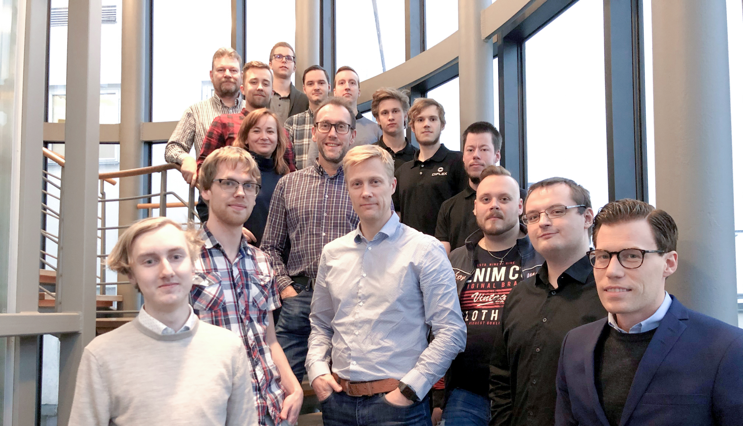 Diflex har genomfört en uppgradering av Vertical Positioning Group!